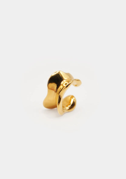 pendiente bañado en oro amaia