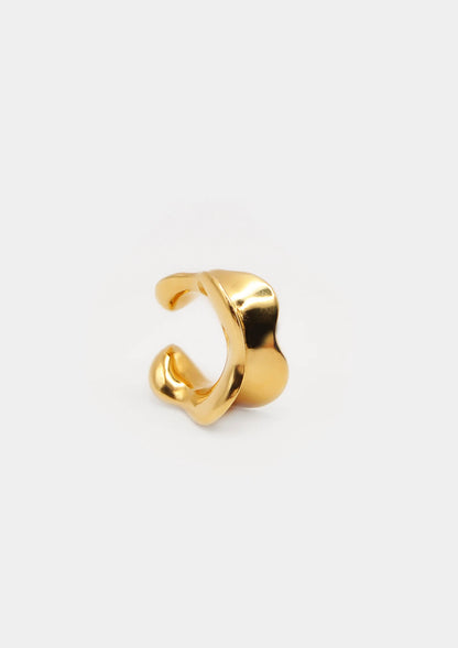 pendiente bañado en oro amaia