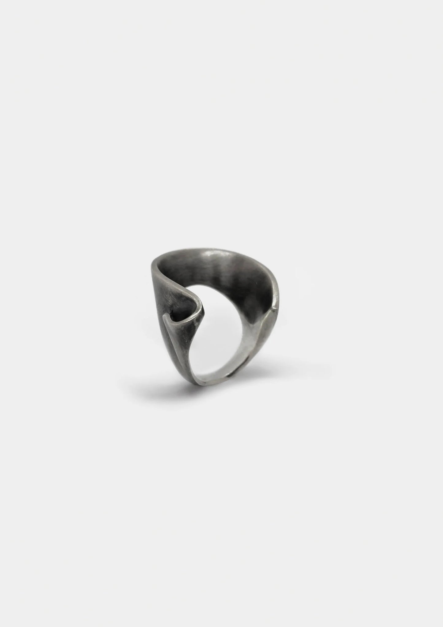 anillo plata envejecida