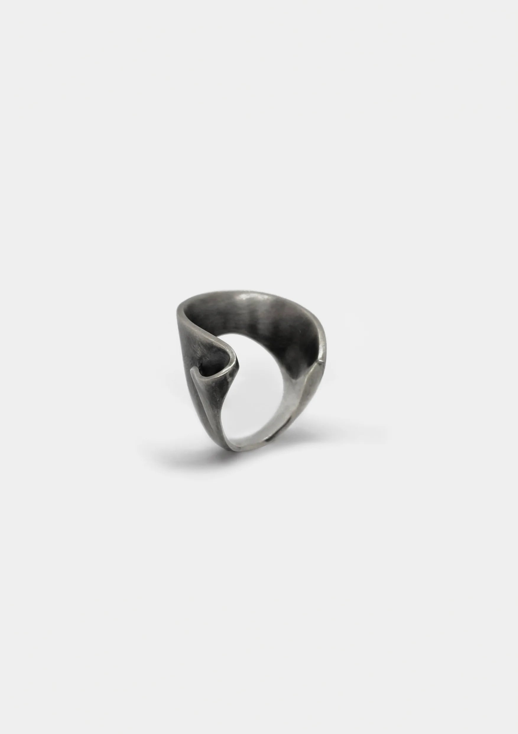 anillo plata envejecida