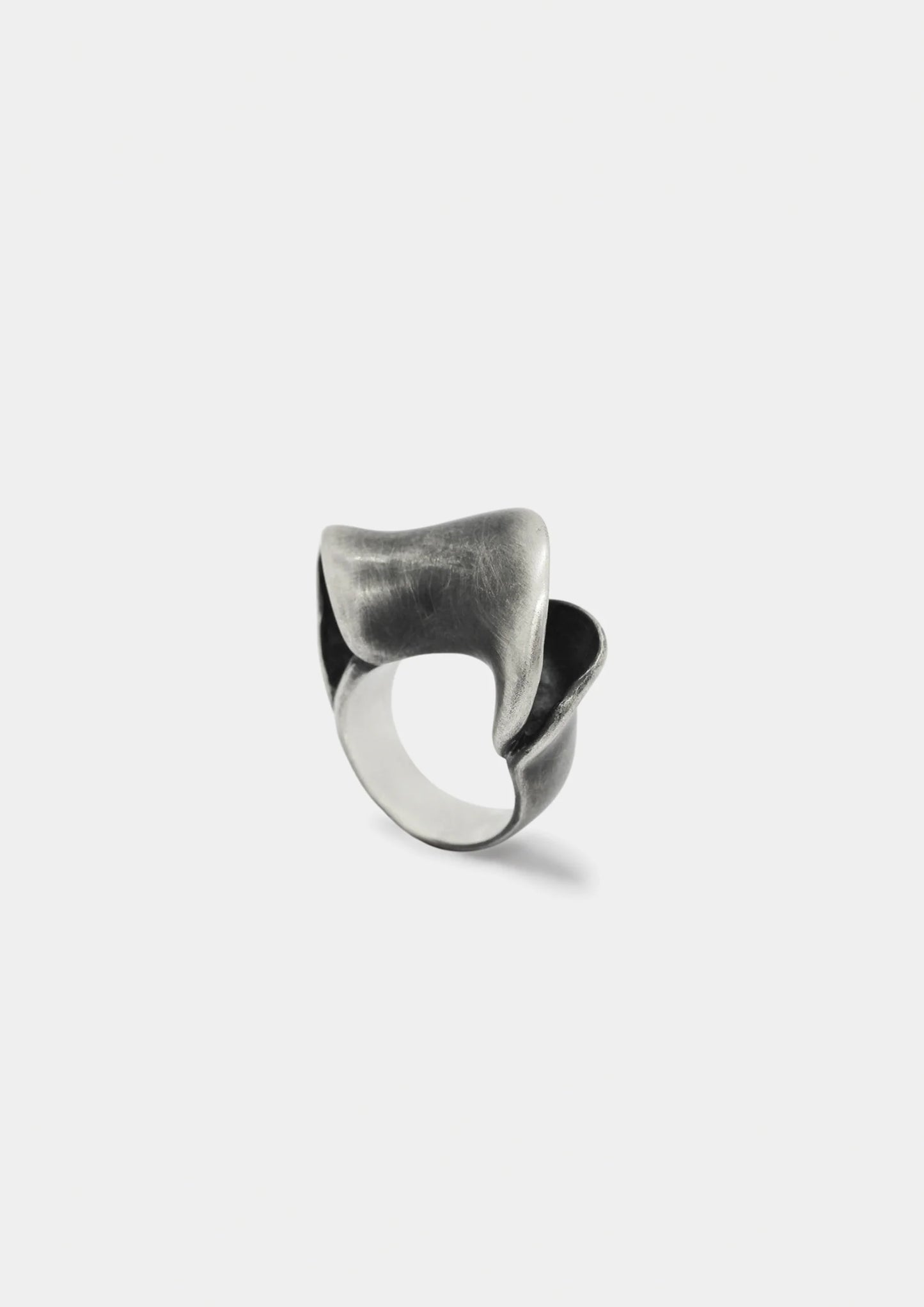 galatea anillo de plata envejecida