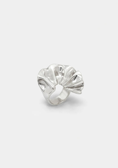 anillo gorgonia de plata