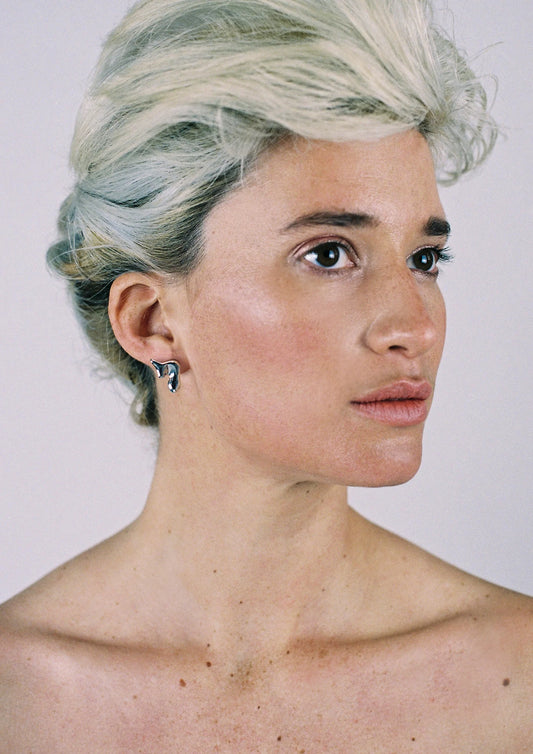 modelo pendientes plata de ley