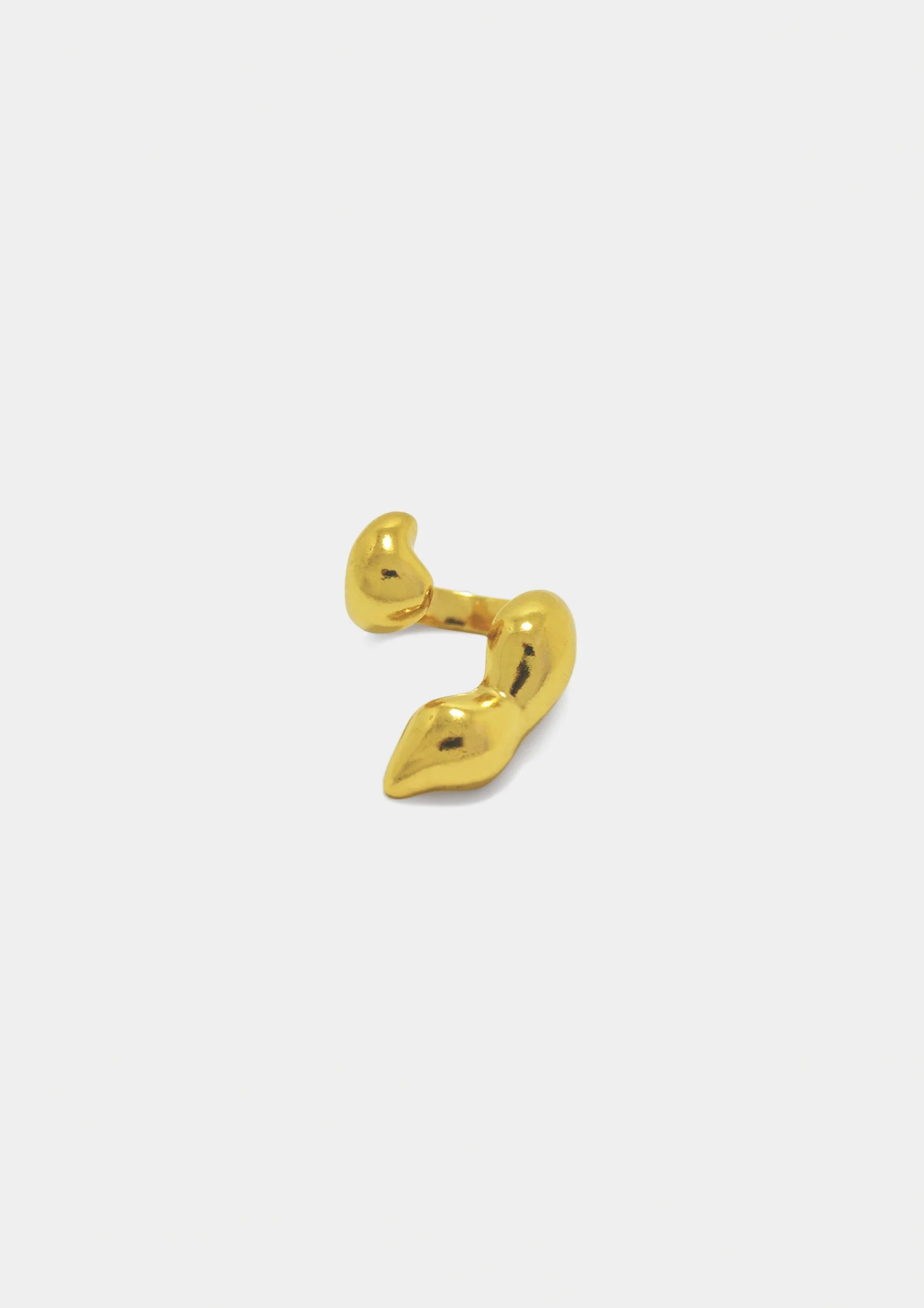 anillo de plata bañado en oro