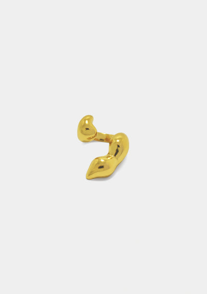 anillo de plata bañado en oro