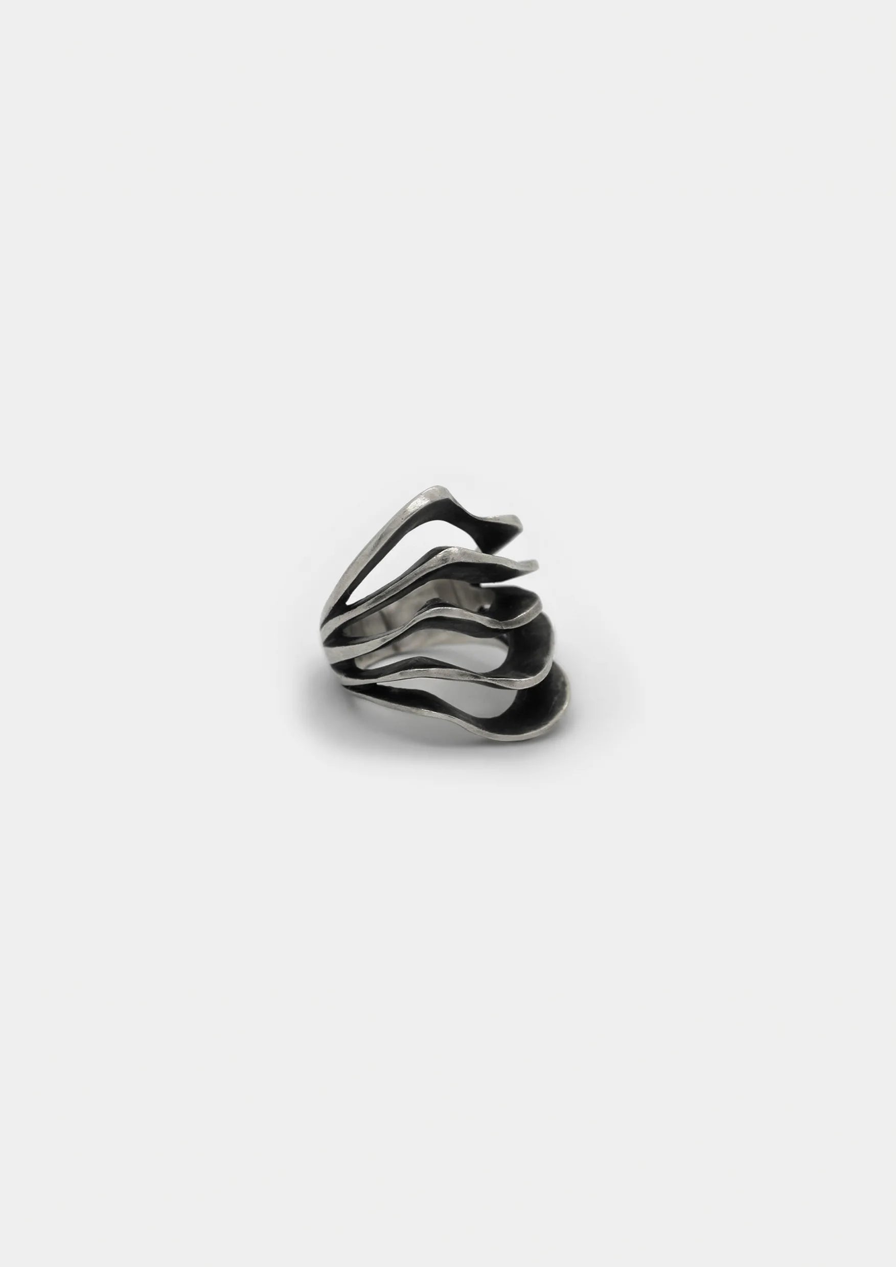 anillo marinae plata envejecida