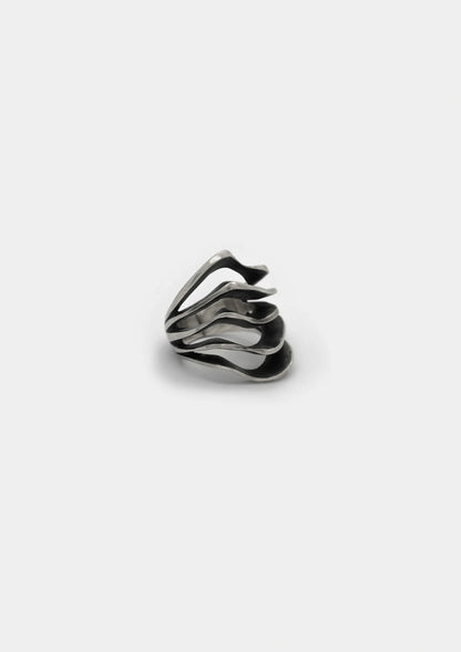 anillo marinae plata envejecida