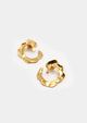 pendientes bañados en oro spyral